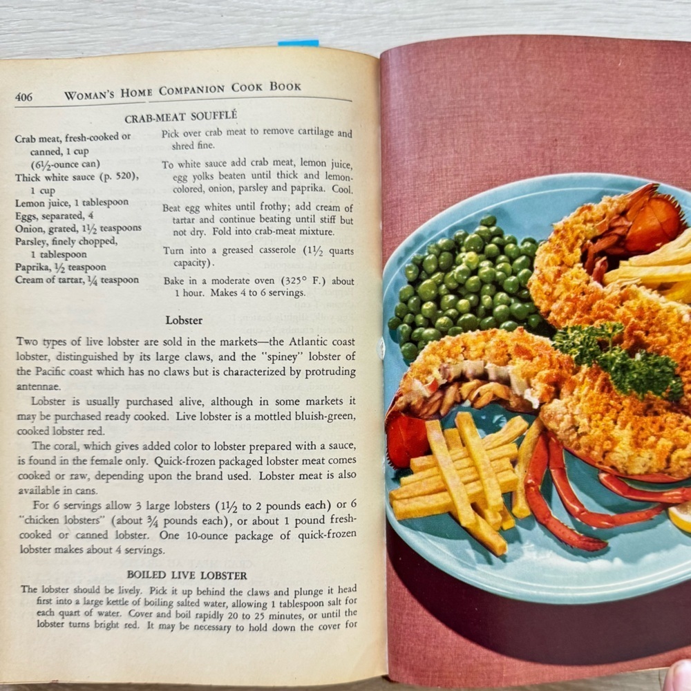 Vintage “Woman’s Home Companion Cookbook” 1946 - Over 900 Recipes Post WWII - Picture 7 of 14